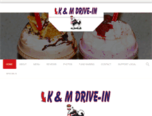Tablet Screenshot of kmdrivein.com
